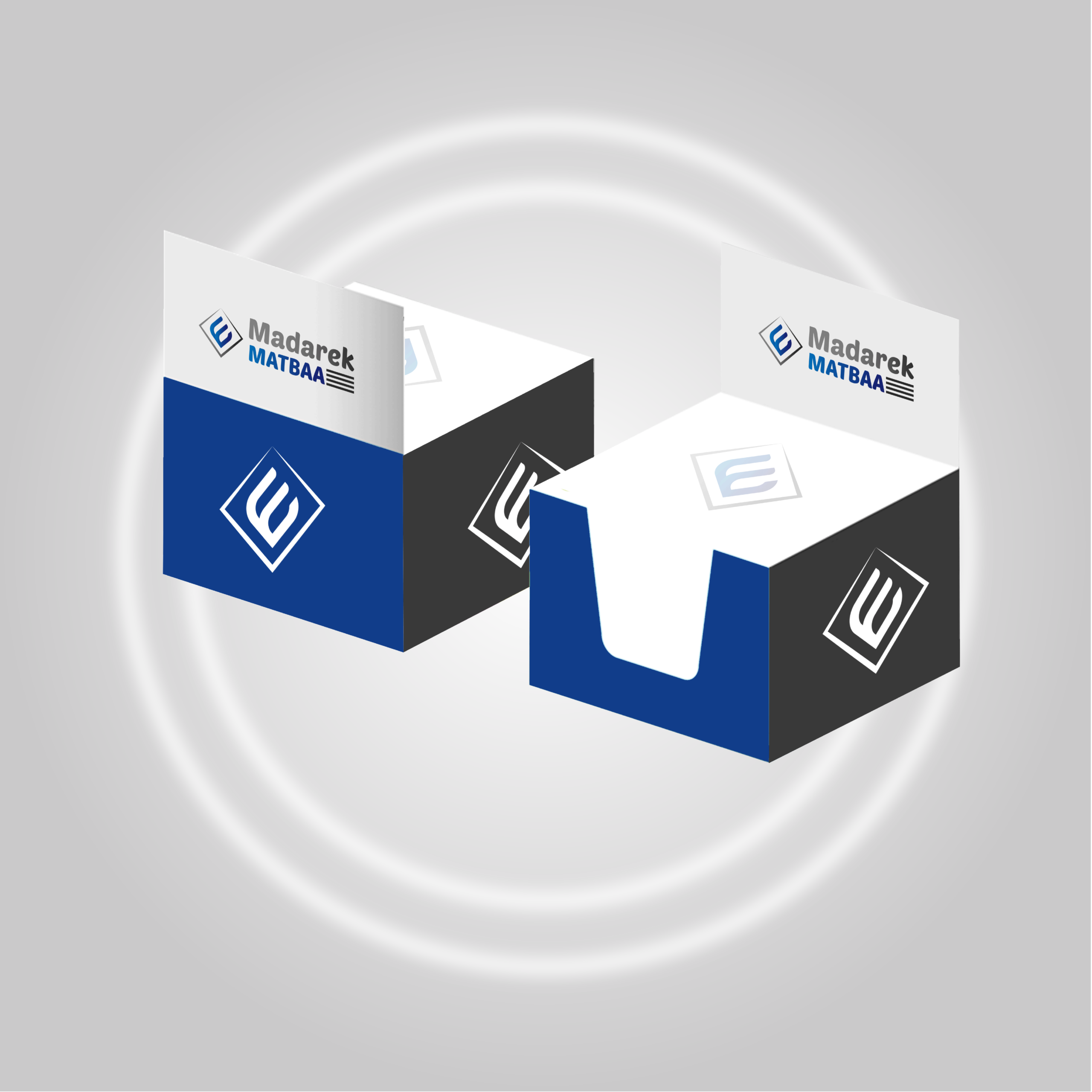 M02-BP-01-01 علبة ورق ملاحظات مكعبة