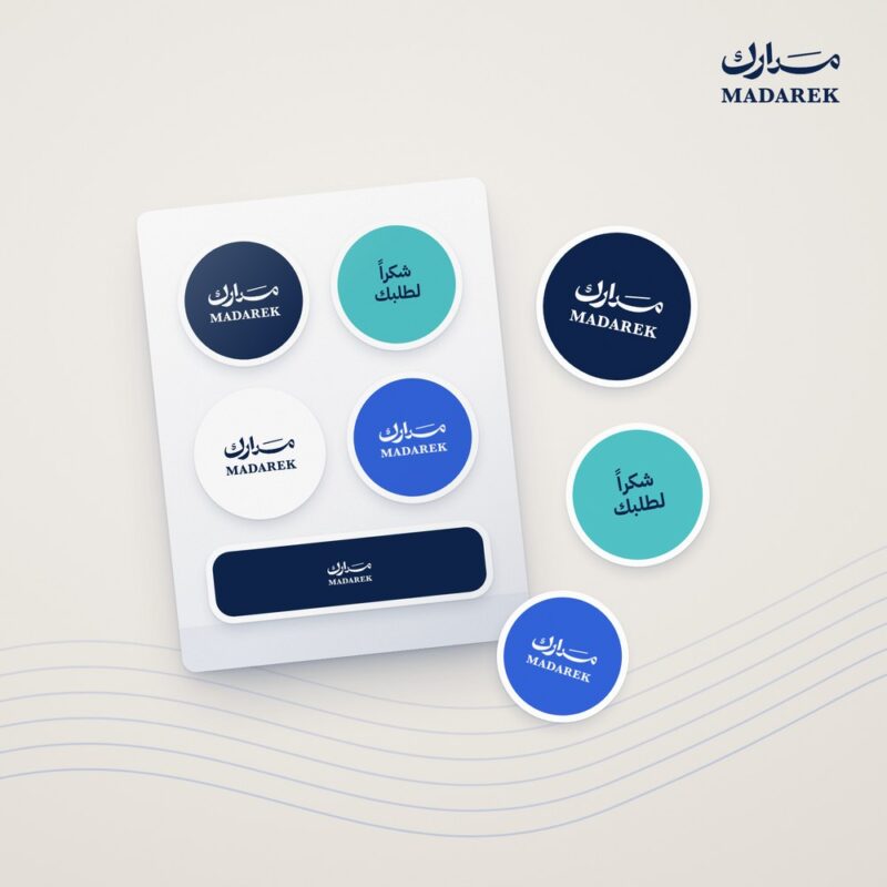 استيكر لاصق 90 جرام عدد 1000