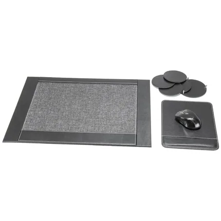 Leather Desk Pad with Mouse Pad