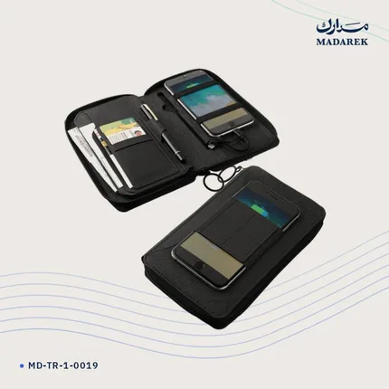 Wallet with Power Bank — Wireless Charging · 5000 mAh