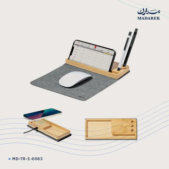 Mouse Pad — Kablosuz Şarjlı
