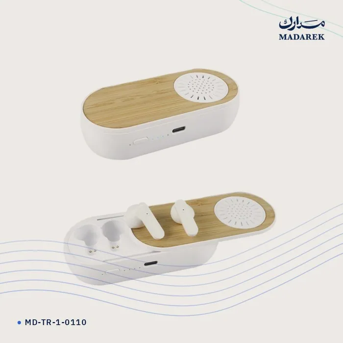 Earphone and Speaker — Bamboo · Bluetooth