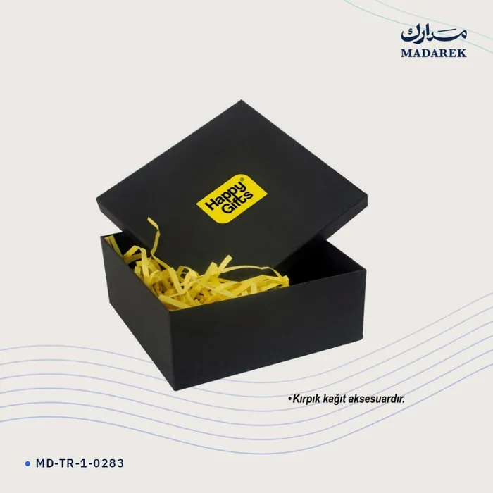 Gift Box — Wrapped Cardboard · 25×25×10 cm