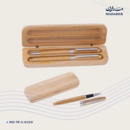 طقم أقلام — خشب · مزدوج