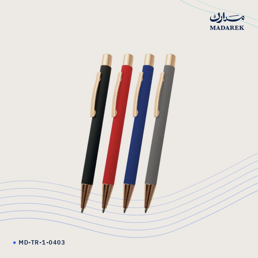قلم حبر جاف معدن