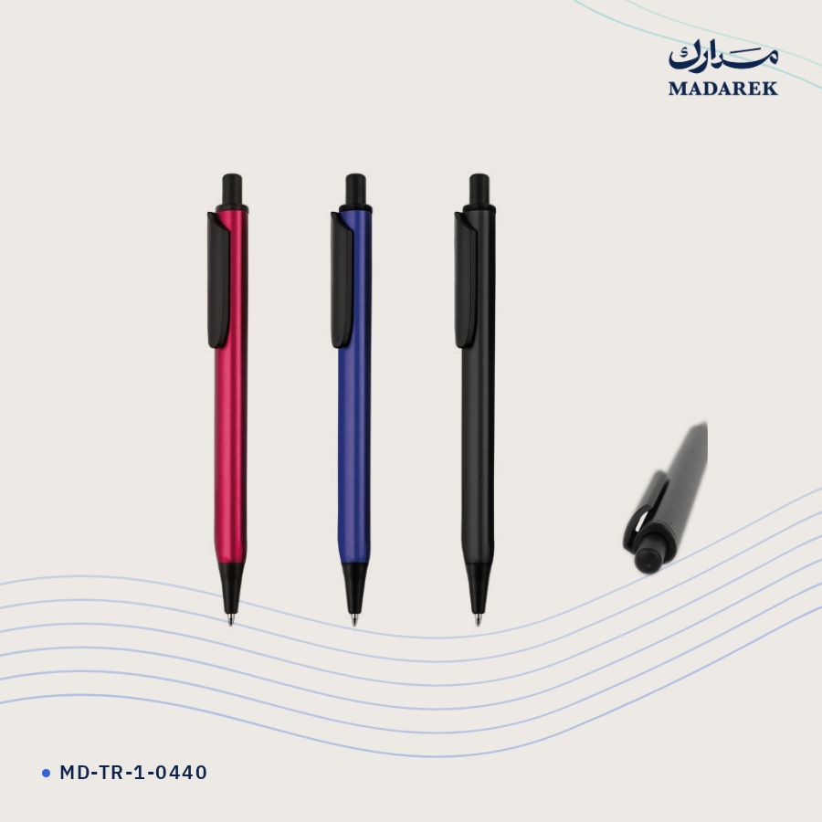 قلم حبر جاف معدن