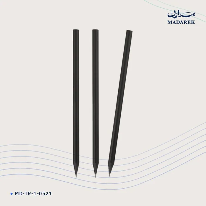 Pencil — Black · Round