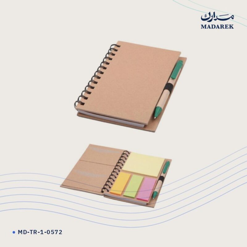 دفتر ملاحظات — صديق للبيئة · أوراق لاصقة