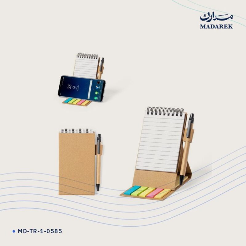 دفتر ملاحظات — صديق للبيئة · أوراق لاصقة