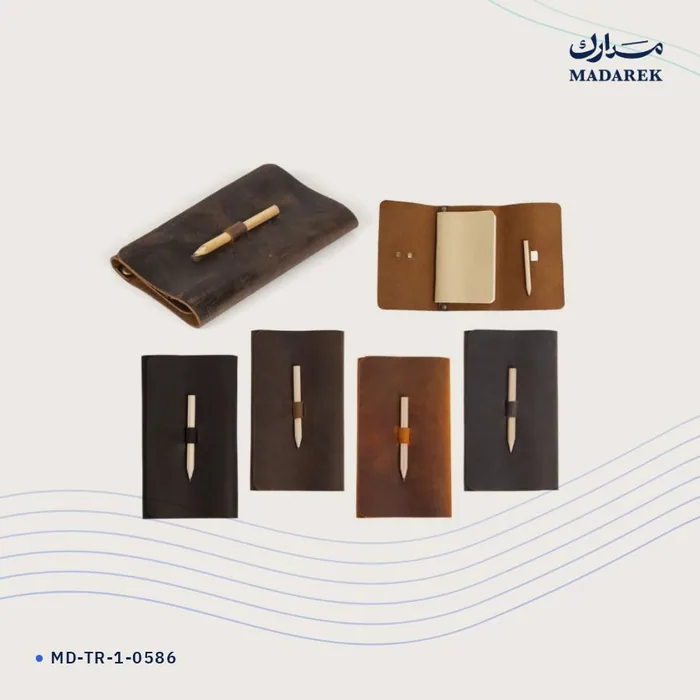 Notebook Cover — Genuine Leather · Double
