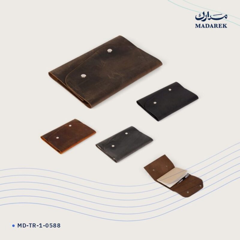 جراب دفتر — جلد طبيعي