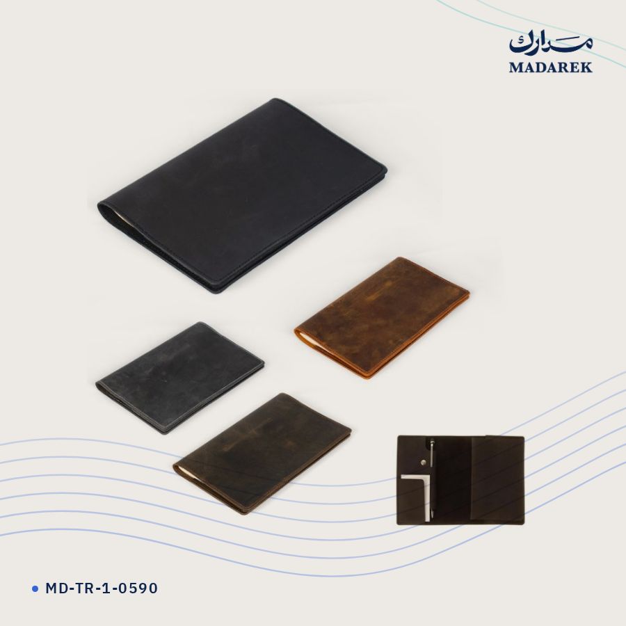 دفتر ملاحظات جلد طبيعي