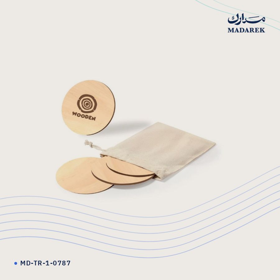 قاعدة كوب خشب