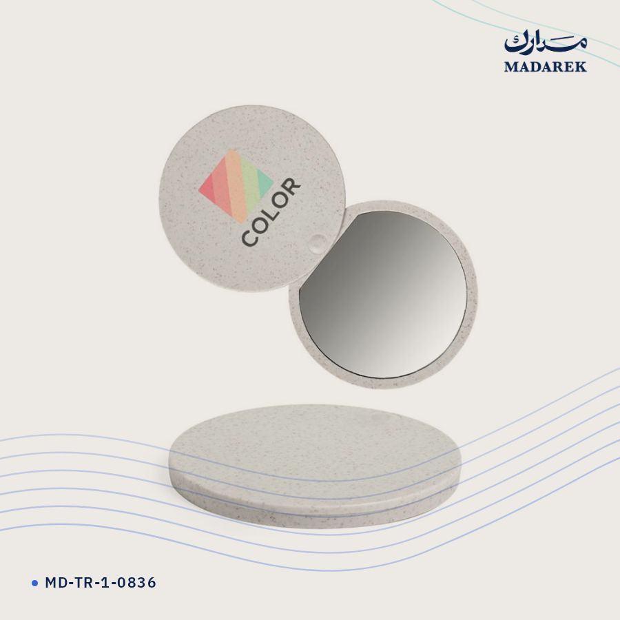 مرآة جيب دائري