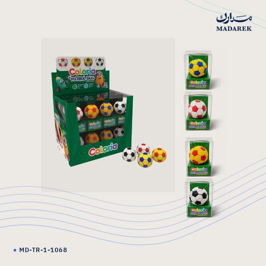 طقم 24 ممحاة مجسمة بشكل