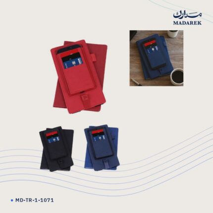 دفتر بغلاف لين مع جراب شحن لاسلكي — شحن لاسلكي · غلاف لين