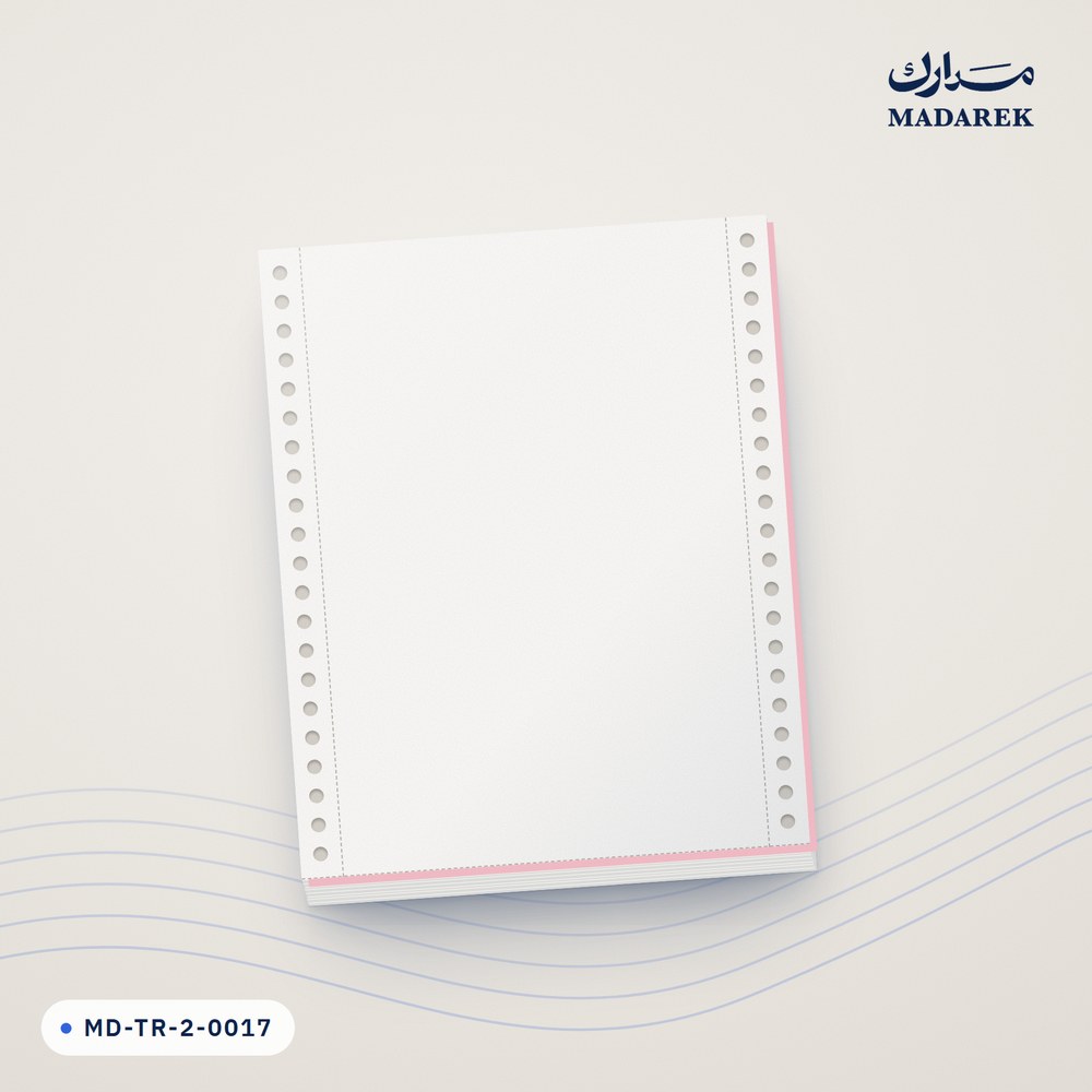 ورق نماذج متصلة بدون طباعة — كربون ذاتي نسخة واحدة ورق نماذج متصلة بدون طباعة — كربون ذاتي نسخة واحدة