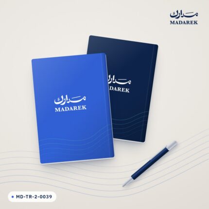دفتر ملاحظات بغلاف A5 — 14×20 سم · 50 ورقة