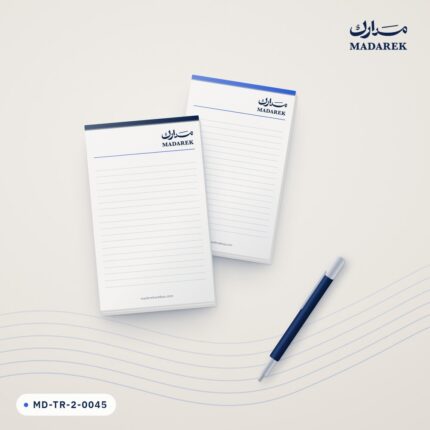 دفتر ملاحظات قائم — 8×13 سم · 120 ورقة 80 غ