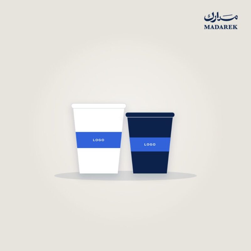 كاسات ورقية